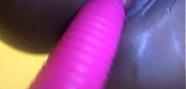  Riding my vibrator